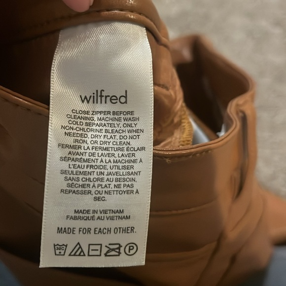 Wilfred faux leather pants - Picture 3 of 5